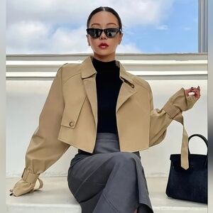 Stylish Tan Women's Jacket